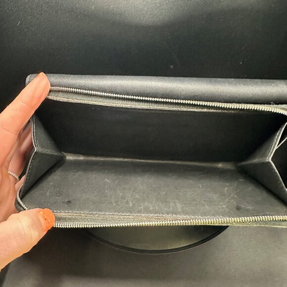 Coach Lambskin Leather Zip Long Wallet with Snap - EUC - Picture 8 of 9